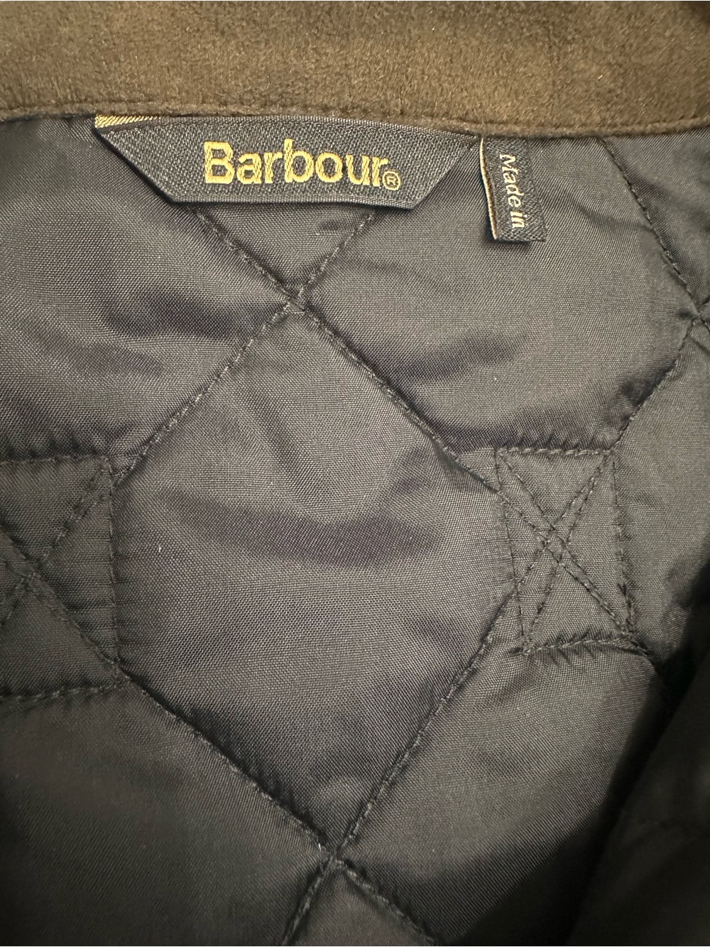 Barbour Lowerdale Gilet Black Diamond Quilted Vest SZ XL Equestrian Preppy EUC - Picture 2 of 10
